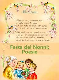 La giornata mondiale dei nonni e degli anziani; Festa Dei Nonni Poesie Le Piu Belle Poesie Su Filastrocche It
