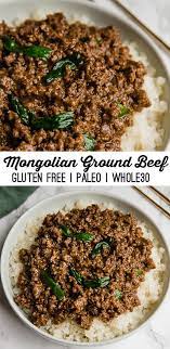 Mongolian Ground Beef Unbound Wellness Recipe Recipes Beef Recipes Ground Beef Recipes