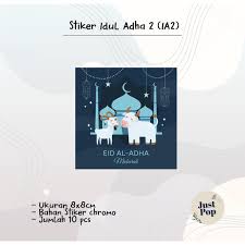 Terdapat 100 paket stiker ucapan idul adha gratis dan idul fitri, cara menggunakanya anda tinggal buka aplikasinya lalu klik tambah ke whatsapp. Stiker Idul Adha Tag Idul Adha Kartu Idul Adha Hangtag Idul Adha Ia2 Shopee Indonesia