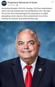 Duenas & Barnett call out Adelup and Progressive Democrats after fabricated  document circulates