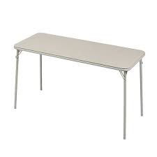 Style Selections 48 In X 20 In Rectangle Steel Folding Table Lowe S Canada Folding Table Table Table Style