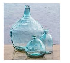 Vase Bleu Bonbonne 35 Verre Recycle Bonbonne En Verre Deco Vert D Eau