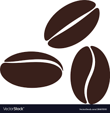 Coffee Bean Royalty Free Vector Image Vectorstock Coffee Bean Art Coffee Vector Coffee Shop Logo