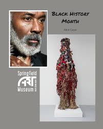 Black History Month Artist Spotlight: Nick Cave Nick Cave is a sculptor,  dancer, performance artist, and professor. He is perhaps best known for his  Soundsuits, wearable assemblage sculptures, so named for the