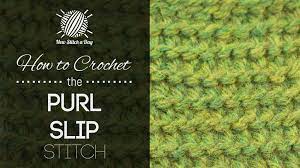 Check out our knit purl stitches selection for the very best in unique or custom, handmade pieces from our patterns shops. How To Crochet The Purl Slip Stitch New Stitch A Day