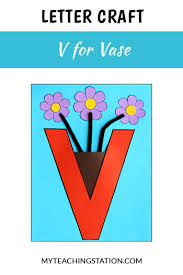 The worksheets help in learning and recognizing alphabets easily by associating the alphabet with the pictures of objects starting with that letter. Letter V Craft Vase Letter V Crafts Letter A Crafts Preschool Letter Crafts