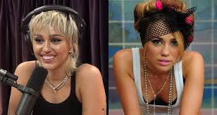 Enter @ your own risk! Miley Cyrus With Her Mullet Hairstyle And Black Outfits In 2020