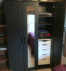 Min used the 220cm high metod cabinets. Upgrading Brimnes Wardrobe With Drawer Units Ikea Hackers Ikea Wardrobe Storage Ikea Brimnes Wardrobe Ikea Wardrobe