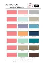 Farbenkombinationen In Color 2016 2018 Stampin Up Stampin Up Color Color Combinations
