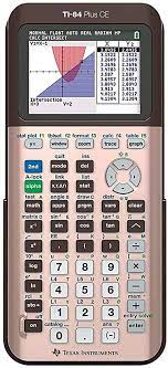 Texas Instruments Ti 84 Plus Ce Color Graphing Calculator Rose Gold Metallic Graphing Calculator Color Graphing Graphing