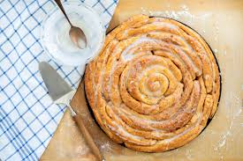 It has a rich and buttery flavor with a soft and moist texture. Cinnamon Roll Coffee Cake Recipe Barbara Bakes