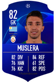 2004 yılına kadar uruguay'ın montevideo wanderers takımının altyapısında forma giyen genç kaleci. Fernando Muslera Fifa 19 Spieler Statistik Card Preis