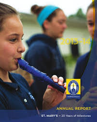 Annual Report 2013-2014 by St. Mary's School