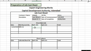 Maybe you would like to learn more about one of these? Preparation Of Job Cost Sheet Accounting Lecture Sabaq Pk Youtube