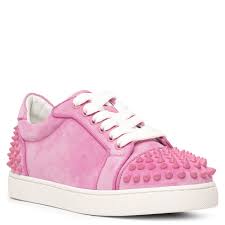 Christian Louboutin | Vieira 2 orlato pink suede sneakers | Savannahs