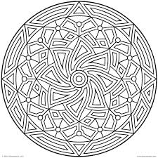 When you are a teacher, you have to have many materials with you every day the coloring books with animals should be fun, informative and accurate. Circle Geometric Pattern Coloring Pages For Adults Animal Free Quilt Sheets Underground Approachingtheelephant