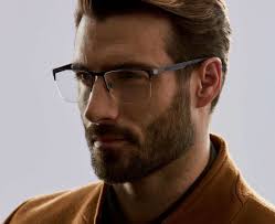 Brown High End Men's Eyeglasses Cola Brown Striped Classic Acetate  Rectangle Eyeglasses Raemo