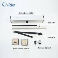 We have direct maintained switch, remote control, wireless wall switches or integration with tv remote available. Hand Sensor Automatic Swing Door Opener Electric Door Closer Smart Blinds Swing Doors Automatic Door
