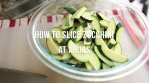 There's definitely more than one way to cut a zucchini, and how you cut it can determine how you use it. How To Slice Zucchini At A Bias Cooksmarts Youtube