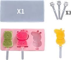 In onze webwinkel vind je de leukste, hipste fournituren/hobby materialen om de leukste haaraccessoires, sieraden, tassen, kleding en zoveel meer zelf te maken. Bol Com Productgoods Ijsvorm Peppa Pig 3 Stuks Yoghurt Ijsjes Fruit Ijsjes Peppa Pig