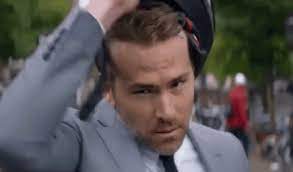 Helmet Off Gif Ryanreynolds Helmet Hitmansbodyguard Discover Share Gifs Blake Lively Family Ryan Reynolds Gif Ryan Reynolds