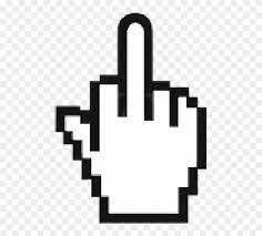 Van halen was also known to hold his guitar pick between his thumb and middle finger, which opened his index finger up for finger tapping. Pixel Grunge Aesthetic Vaporwave Png Transparent Vaporwave Middle Finger Cursor Png Clipart 1228802 Pikpng
