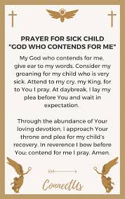 10 Powerful Prayers For A Sick Child Connectus