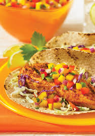 Place a baking sheet on each oven rack and preheat 5 minutes. Tilapia Fish Tacos With Mango Salsa