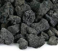 It may be used as the main fuel distributor or as padding for fire glass to go on top. Lava Rock 10 Pounds Of Fireproof And Heatproof Volcanic Lava Rock Perfect For Fire Pits Fireplaces Bbqs And More Indoor And Outdoor Use Organic Natural Hand Picked Stones 3 4 Black