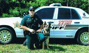 Deputy Brett Whitson With Volusia County Sheriffs Office And K 9 Yoshi Police Volusia County Police Officer