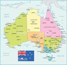 Australian jigsaw art puzzle the hazards freycinet tasmania 240p original art. Colored Map Of The Australia Australia Map Australia Map Illustration Map Illustration