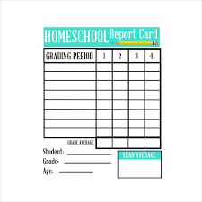 Homeschool grade book and report card template. Free 7 Sample Homeschool Report Card Templates In Pdf Ms Word Excel Google Docs