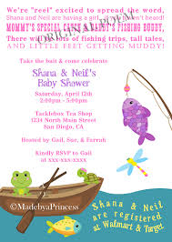 Fishing Girl Themed Printable Baby Shower Invitation Baby Shower Fishing Baby Shower Invites For Girl Printable Baby Shower Invitations Girl