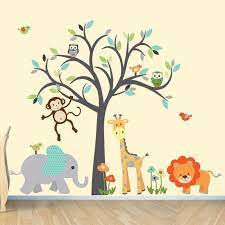 boy room wall decal wall stickers safari animal wall decal etsy safari animal wall decals jungle wall stickers jungle wall decals