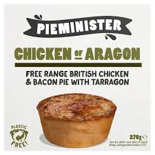 Seal and crimp the edges. Pieminister Chicken Of Aragon Pie With Smoked Bacon Tarragon Ocado