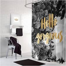 Black And White Shower Curtain Ideas 25 Best Black And White Shower Curtains Design Ideas Gold Shower Curtain Black And Gold Bathroom Floral Shower Curtains