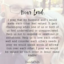 Prayer Feeling Valued Feeling Unappreciated Quotes Prayers For My Husband Unappreciated Quotes