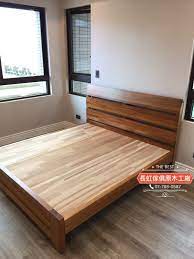 新北蘆洲謝公館 檜木原木床台 furniture home decor home