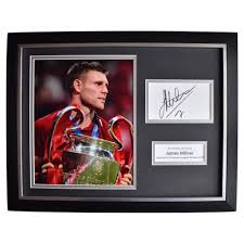 This is anfield • liverpool fc opinion •. James Milner Signed Autograph 16x12 Framed Liverpool European Champions 2019 Coa Perfect Gift Memorabilia