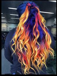 Fire Hair Ice Hair Cool Hair Color Hair Color Blue