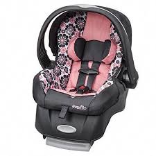 Infant Car Seat Newborn Baby Carrier Rear Facing Safety Seats With Canopy Pink Evenflo Carseat Baby Car Seats Baby Car Seats Newborn Car Seat Girl