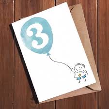 Birthday Card For 3 Year Old Boy Three Year Old Card Age 3 Birthday Card 3rd Birthday Card 3 1st Birthday Cards First Birthday Cards Old Birthday Cards
