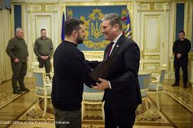 Keir Starmer travels to Kyiv today to pledge Britain's “cast-iron” support  for Ukraine as his time in office comes to a close.