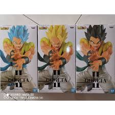 Gogeta in his super saiyan 3 form. Banpresto Dragonball Super Saiyan God Super Saiyan Gogeta Ii Ver 1 2 3 Dragon Ball Super Broly Shopee Malaysia