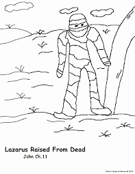 He was bound by the graveclothes, just as many. Lazarus Coloring Page Printable Aiwosen Com Sunday School Coloring Pages Printable Coloring Pages Coloring Pages