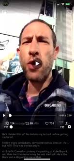 Los angeles comedian ari shaffir has faced severe backlash following comments he made about the late kobe bryant. Anthony Badilla Mockering Time Twitter
