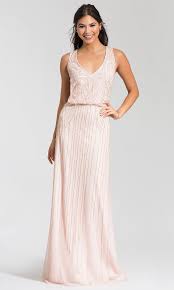 Beaded Blush Pink Bridesmaid Dress By Adrianna Papell Limited Availability Neutral Bridesmaid Dresses Blush Pink Bridesmaid Dresses Blush Bridesmaid Dresses