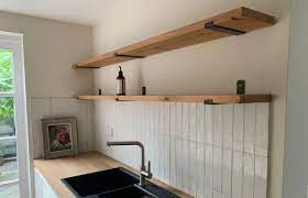 These shelves combine two painted wooden half circles to create an extremely adorable floating these diy shelves turn a kitchen window into the perfect place to grow an indoor herb garden. Oak Shelves Kiln Dried Shelving Cut To Order Custom Sizes