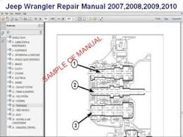 All versions of windows & mac language: Jeep Wrangler Repair Manual 2007 2008 2009 2010 Youtube