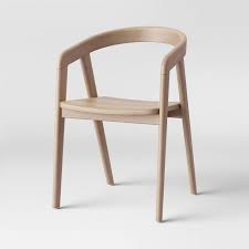 Lana Wood Armed Dining Chair Natural Project 62 Sleek Dining Chair Target Dining Chairs Modern Wood Dining Chair
